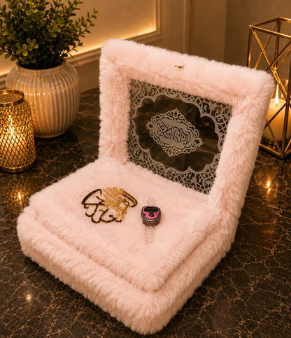 Nooré Luxe — Premium Fur Quran Gift Set