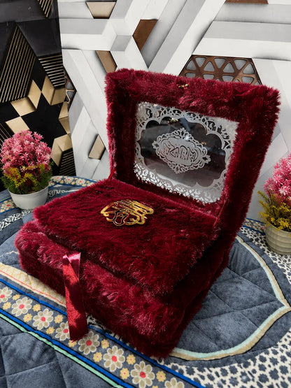 Nooré Luxe — Premium Fur Quran Gift Set