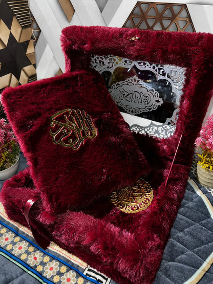 Nooré Luxe — Premium Fur Quran Gift Set