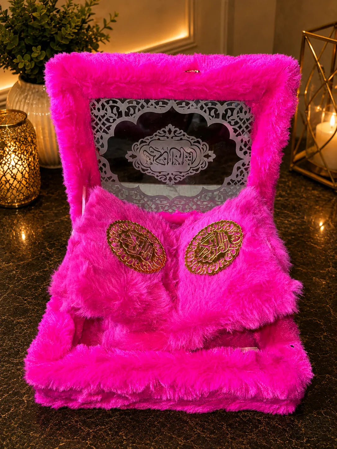 Nooré Luxe — Premium Fur Quran Gift Set