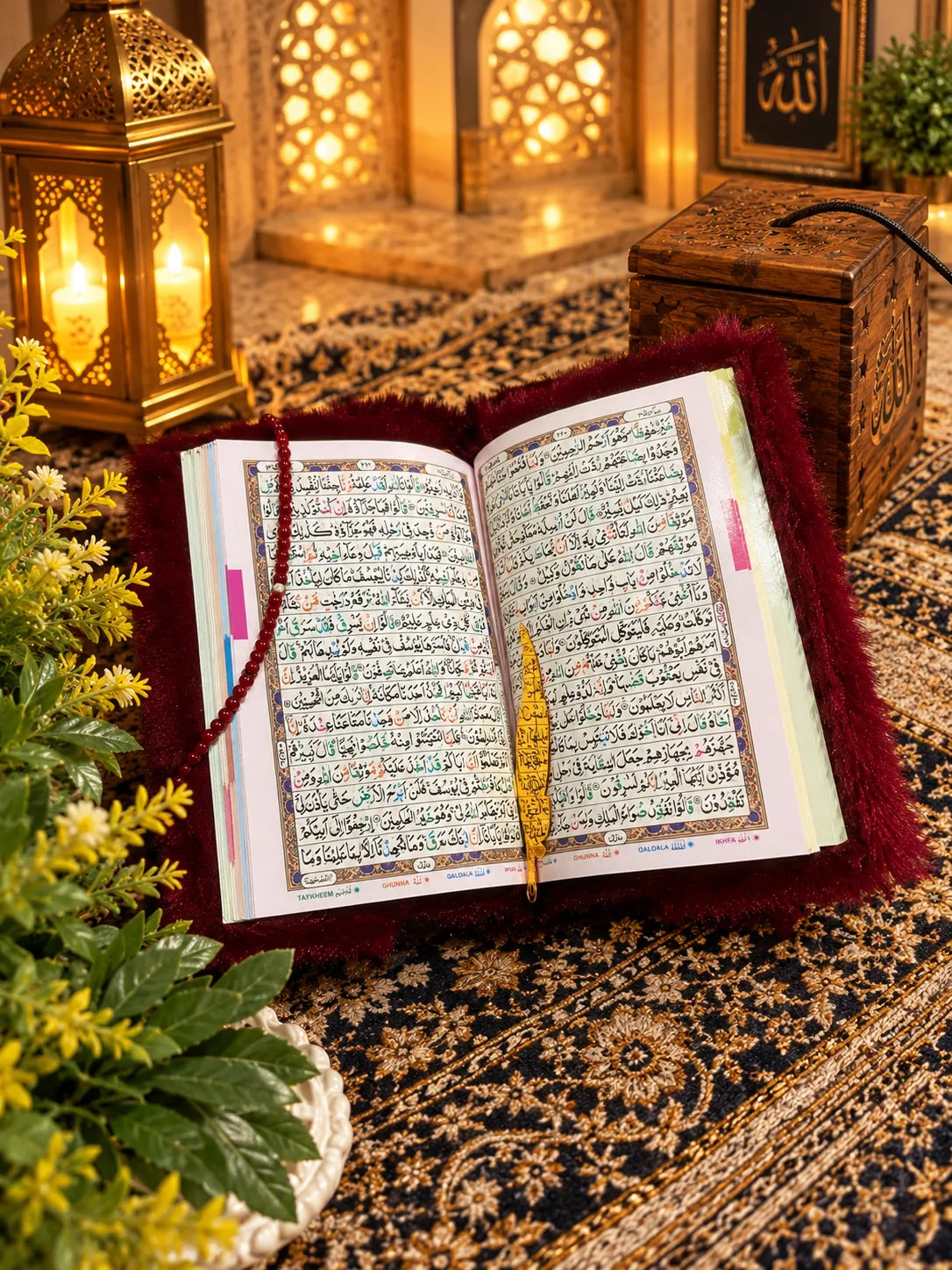 Noor Al-Quran — Luxury Fur Quran Gift Box